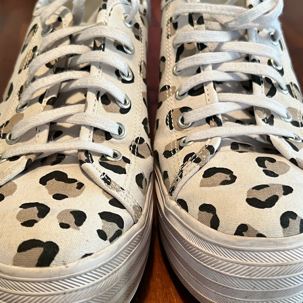 Keds Triple Up Leopard Print Canvas Sneakers Platform